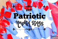 Patriotic DIY Napkin Rings: Step-by-Step Craft Tutorial