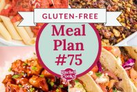 Gluten-Free Meal Plan 75: Weekly Recipes and Shopping List