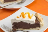 Chocolate Cream Pie with Orange Zest Whipped Cream