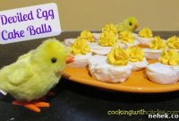 Deviled Egg Cake Balls Recipe for Weekend Potlucks