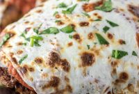 Crispy Breaded Chicken Parmesan with Marinara and Mozzarella