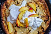 Peaches and Cream Dutch Baby Pancake Recipe
