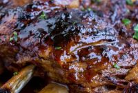 Slow-Cooker Honey Balsamic Pork Ribs Recipe