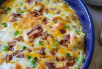 Loaded Cauliflower Casserole Recipe: Cheesy Bacon & Veggie Bake