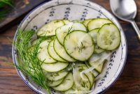 Refreshing Cucumber Salad Recipe with Herbs and Vinegar