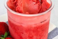 Ninja Creami Strawberry Sorbet Recipe for Perfect Texture