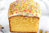 Classic Vanilla Loaf Cake Recipe with Moist, Tender Crumb