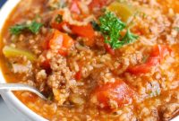 Instant Pot Stuffed Pepper Soup Recipe for Comforting Weeknight Meals