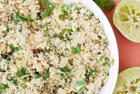 Cilantro Lime Quinoa Salad with Zesty Citrus Dressing