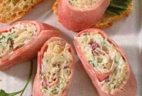 Savory German Ham Rolls Stuffed with Sauerkraut and Cheese