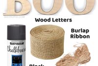 DIY Halloween BOO Sign: Simple Spooky Porch Decor Tutorial