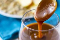 Bourbon Salted Caramel Sauce Recipe for Drizzling & Gifts