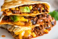 Crispy Ground Beef Quesadillas Recipe — Quick Homemade Tex-Mex