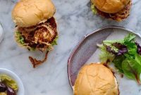 Chorizo Burgers with Smashed Avocado & Crispy Fried Onions