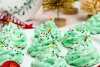 Meringue Christmas Tree Cookies: Festive Dessert Recipe Ideas