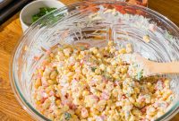 Spicy Corn Salad with Chili Cheese Fritos Crunch