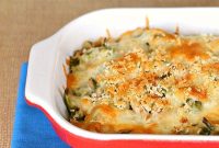Creamy Green Bean Casserole with Sausage and Crispy Onions
