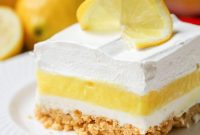Creamy Lemon Lasagna Recipe: Zesty Layered Pasta Dessert