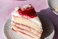 Light and Fluffy Raspberry Chiffon Cake Recipe