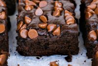 Fudgy Butternut Squash Brownies with Dark Chocolate Swirl