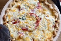 Southern Tomato Pie with Flaky Sourdough Crust