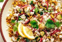 Crispy Crumbled Falafel Bowls with Tahini Drizzle