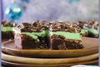 Chocolate Mint Brownies Recipe with Fudgy Ganache