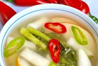Quick Dongchimi: Traditional Korean Radish Water Kimchi Recipe