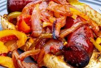 Grilled Sausages with Peppers & Onions Recipe for Summer BBQ