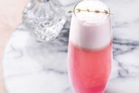 Raspberry Vanilla Gin Cocktail with a Rosy Twist
