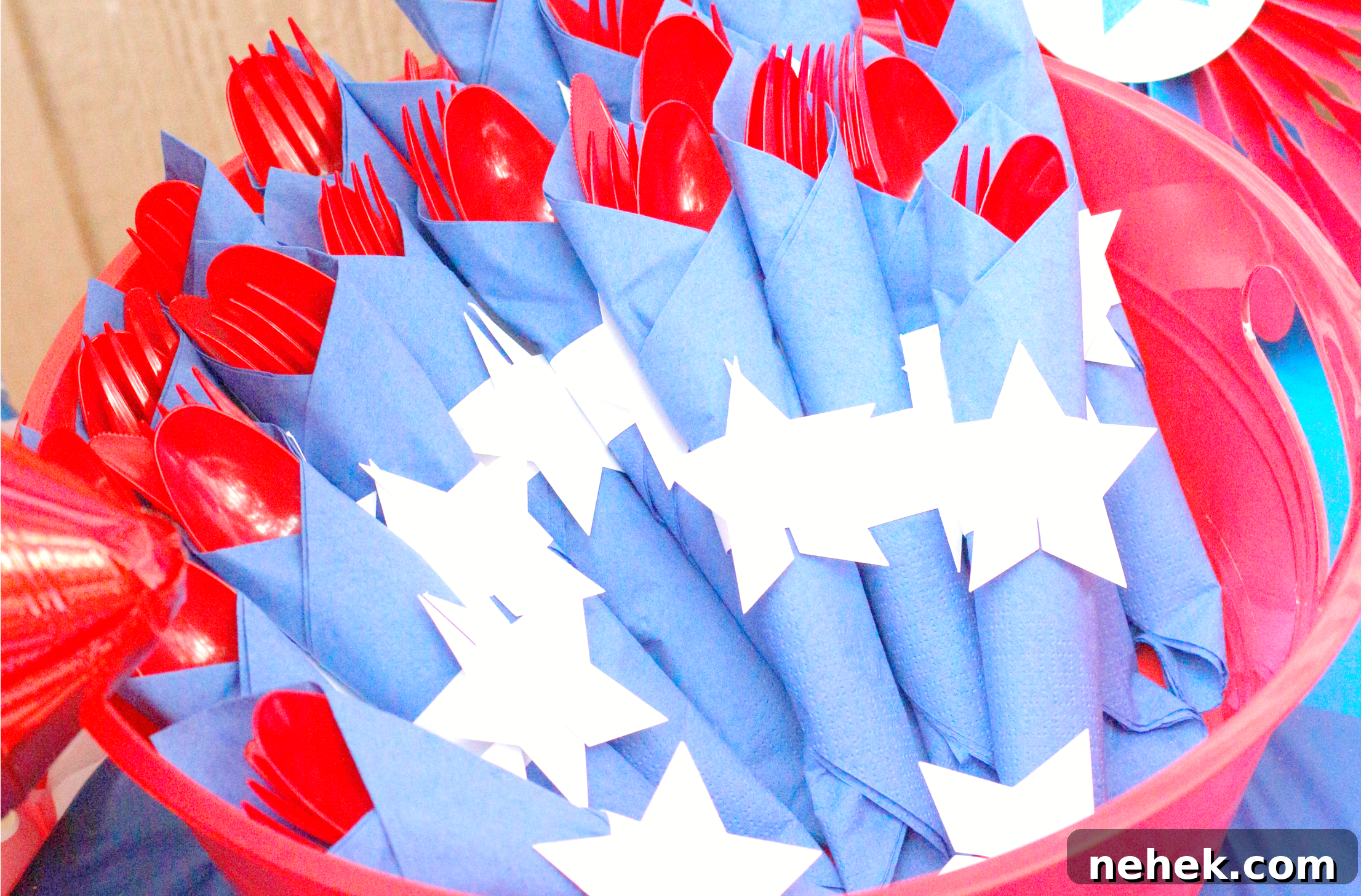 Patriotic DIY Napkin Rings: Step-by-Step Craft Tutorial 5 These DIY patriotic napkin rings are a quick and attractive addition to any Fourth of July table.