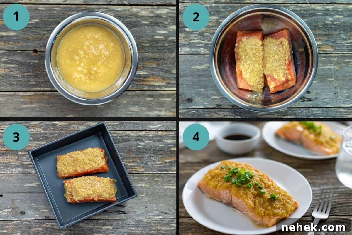 Photo collage of recipe steps.