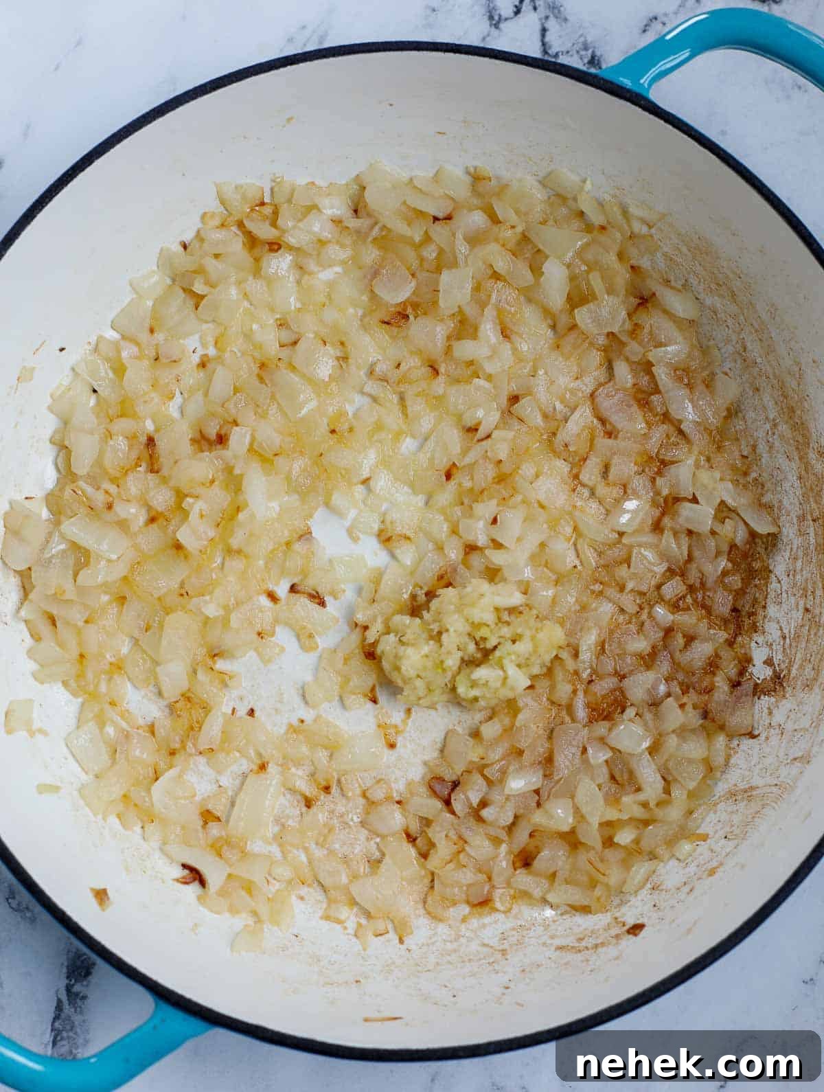 sauteed onion and garlic