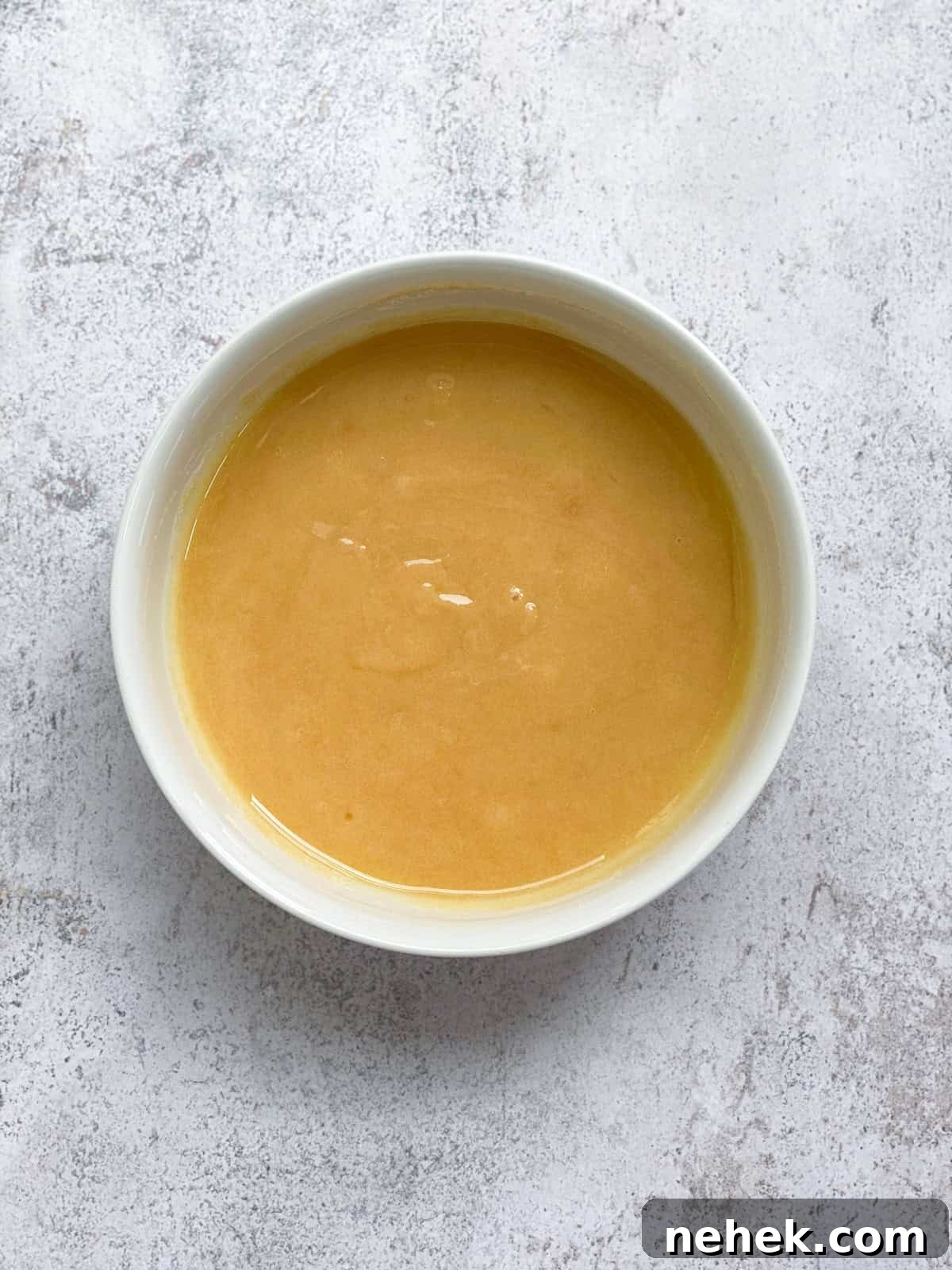 Browned butter after cooled.