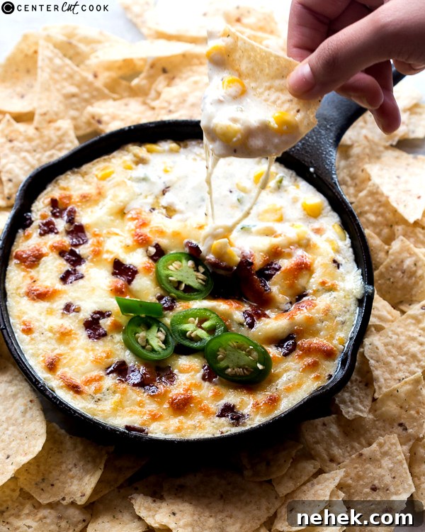 cheesy bacon jalapeno corn dip 2
