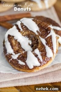 Cinnamon Roll Donuts