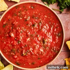 Jar of salsa