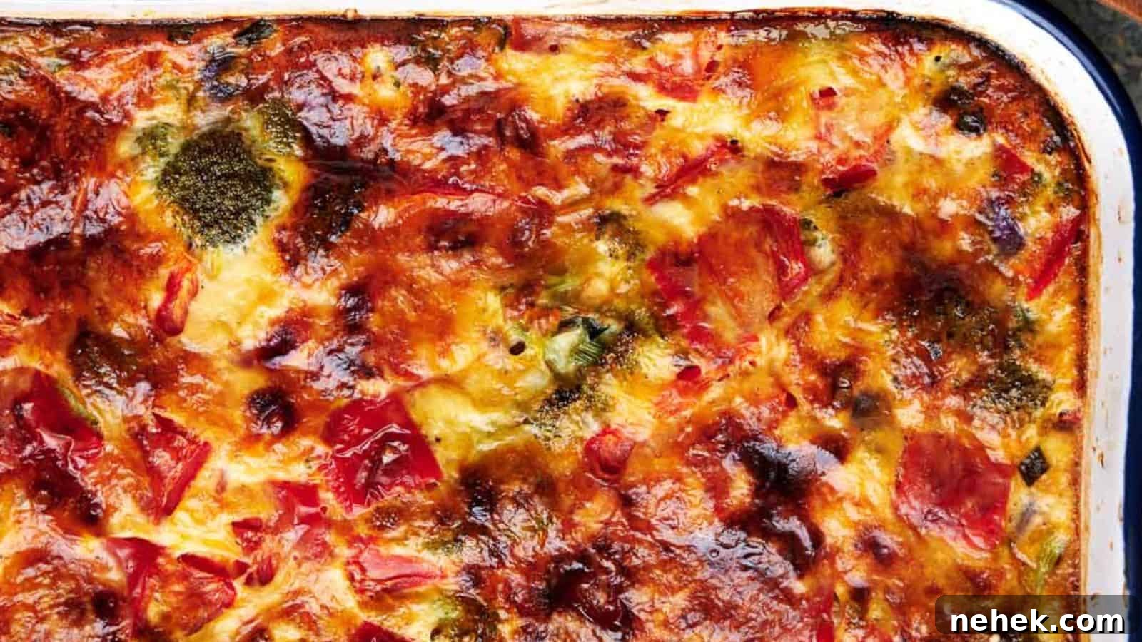 15 Delicious Easter Recipes to Make Your Celebration Shine 7 A casserole dish containing egg casserole.