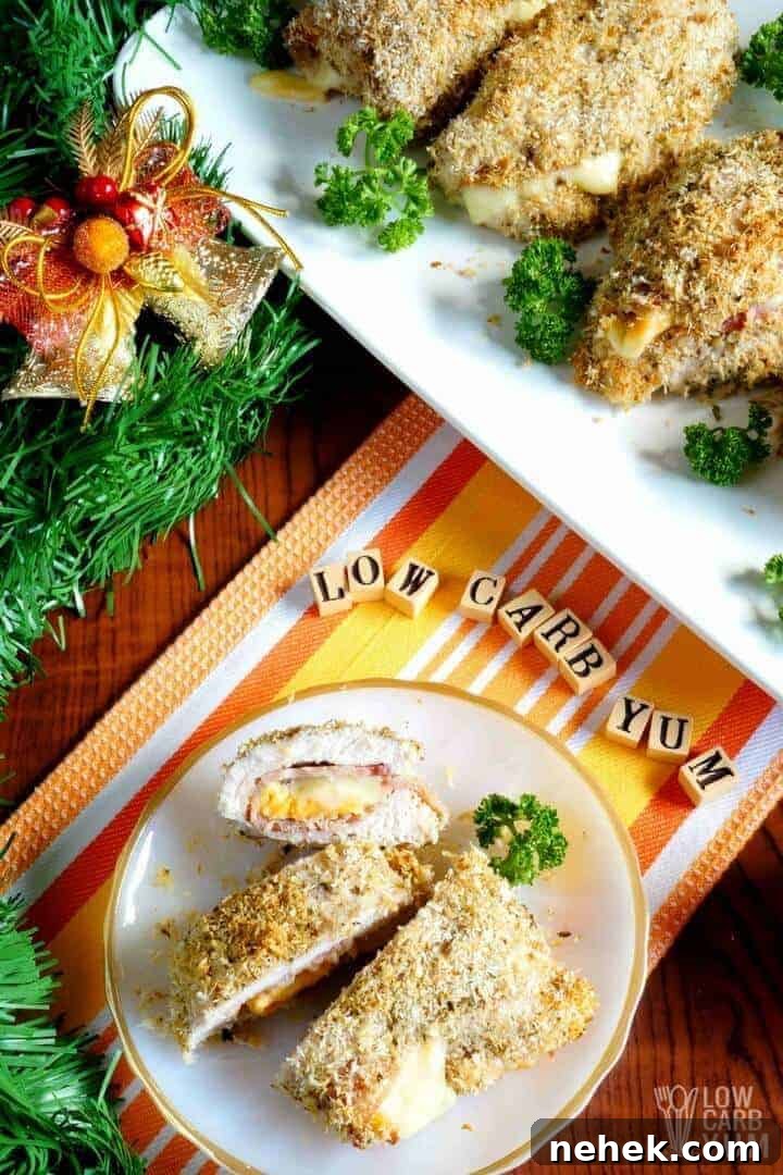 Low Carb Chicken Cordon Bleu