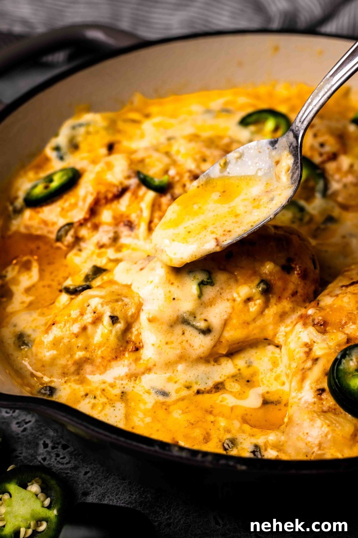 4. One Pan Cheesy Jalapeno Chicken