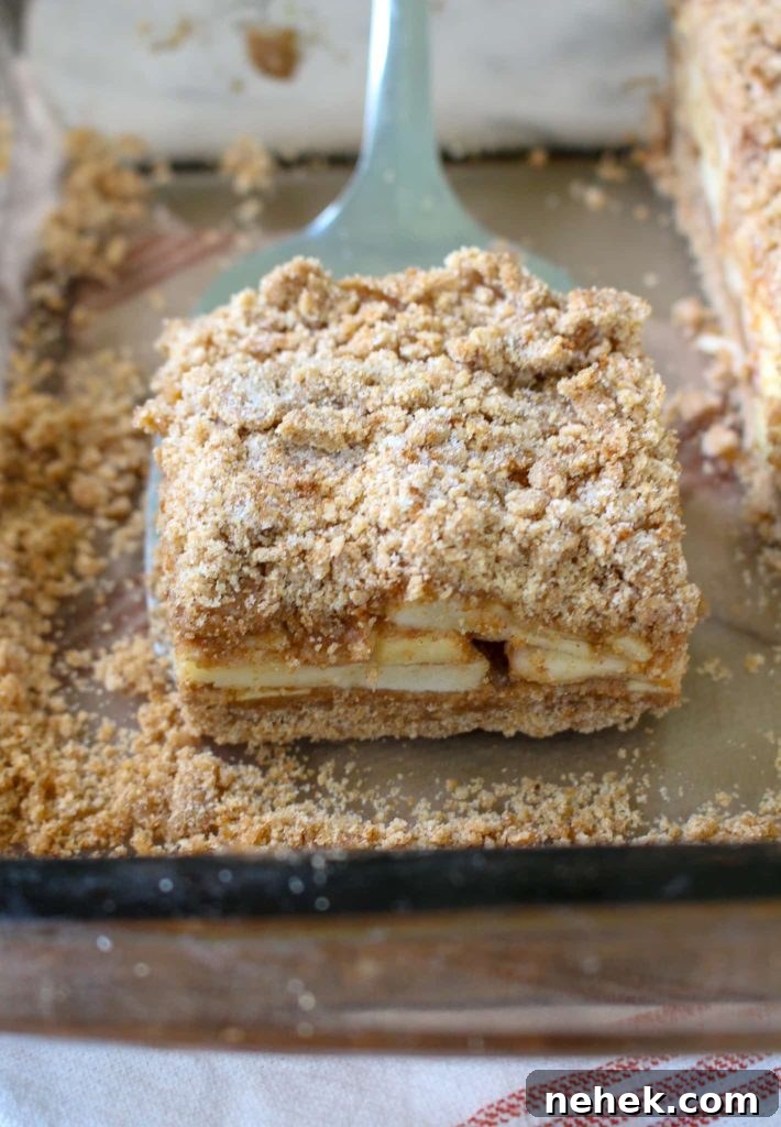 Healthy Apple Crumble Bars (Nut Free!)