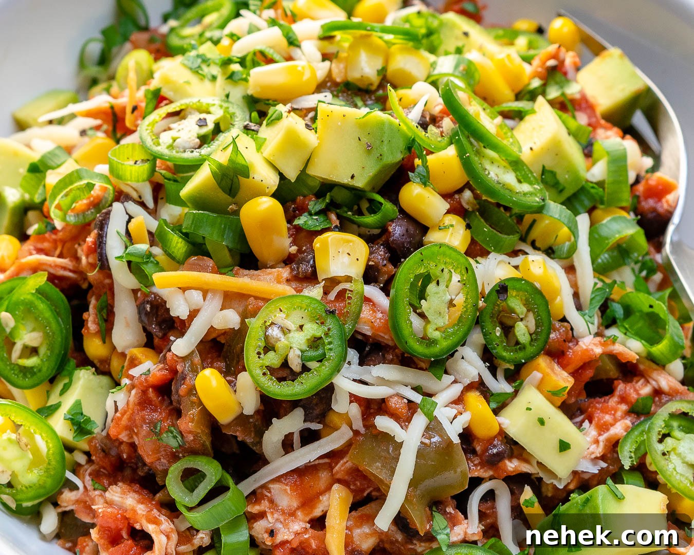Clean Crockpot Mexican Chicken Bowls