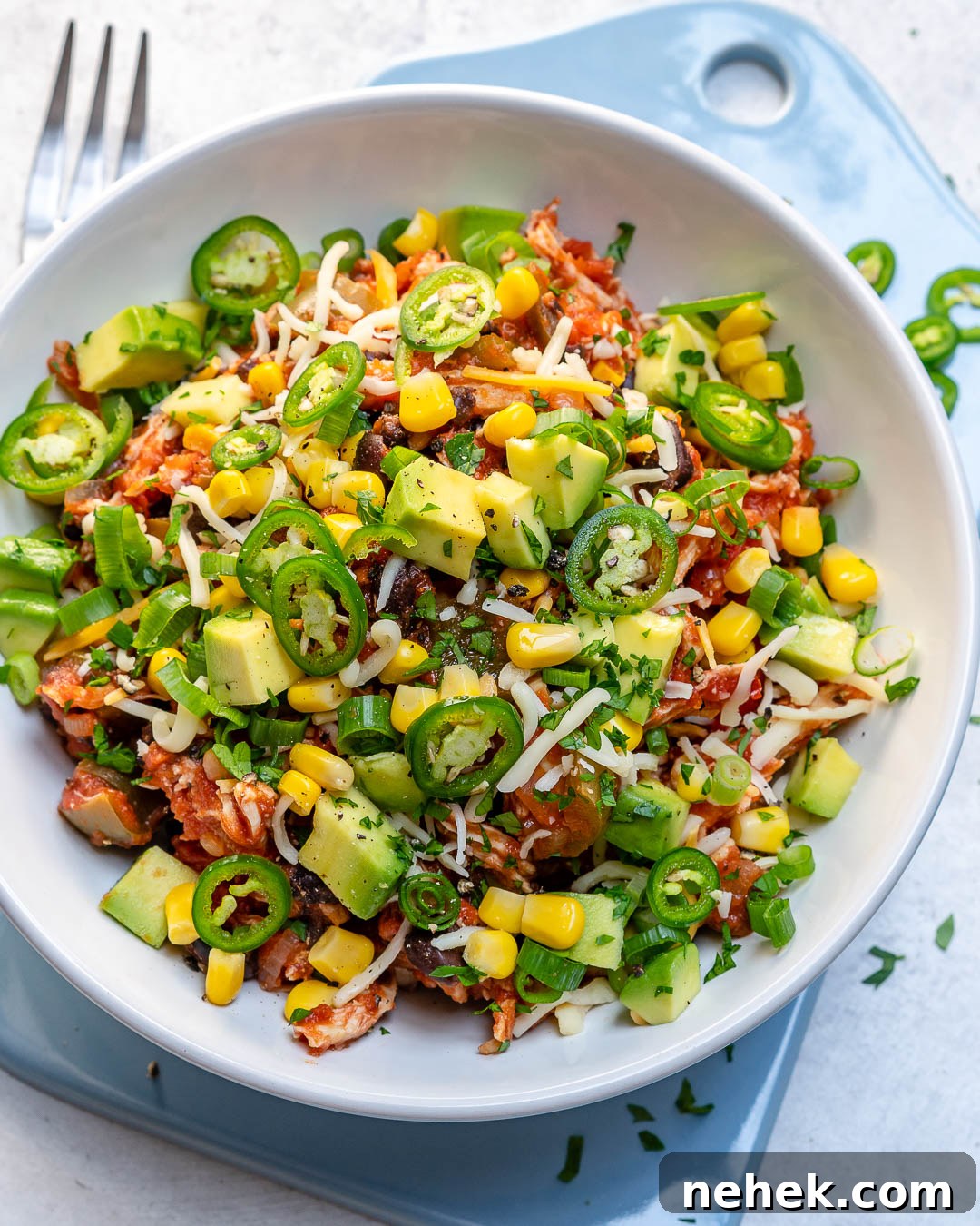 Crockpot Mexican Chicken Bowls Meal Prep
