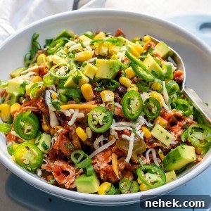Crockpot Mexican Chicken Bowls Recipe