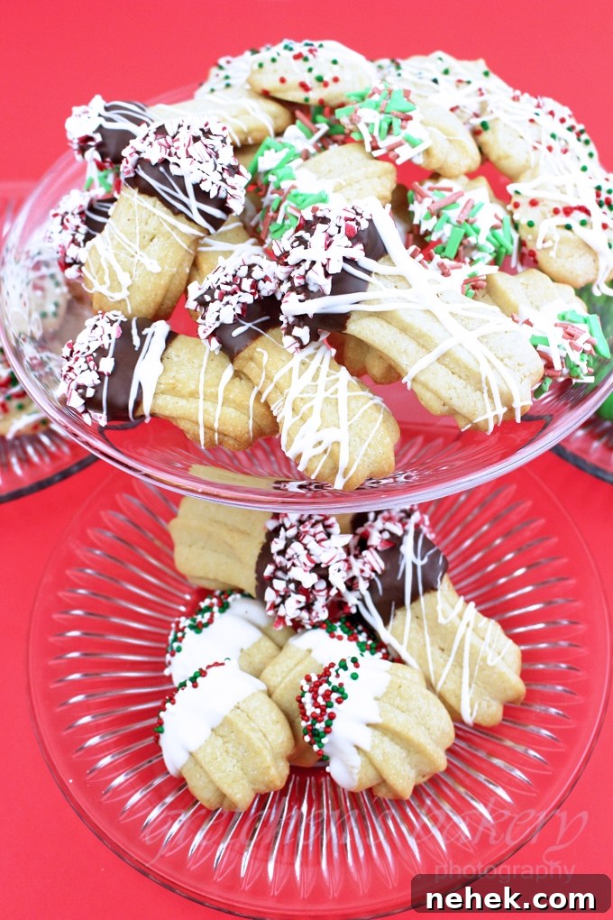 Vegan Spritz Cookies ~ Bakery Recipe