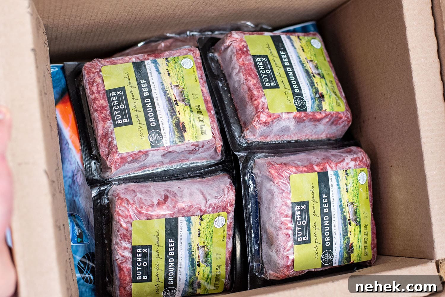Opening my custom box from ButcherBox
