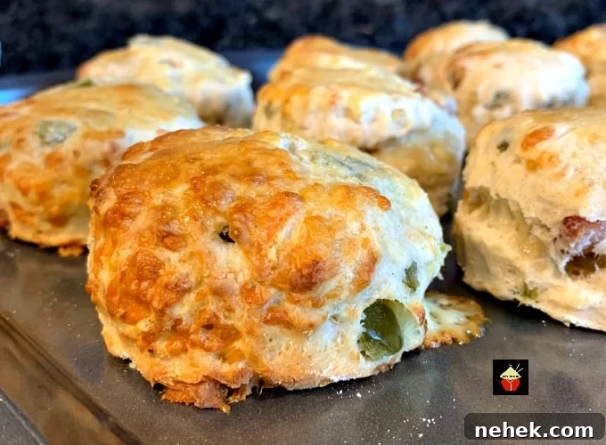 Cheddar Sausage and Jalapeño Scones Recipe for Savory Brunch 3 Cheesy Sausage and Jalapeno Scones or Biscuits are so light and fluffy! Perfect for breakfast, brunch, dinner, picnics and parties. Freezer friendly too!