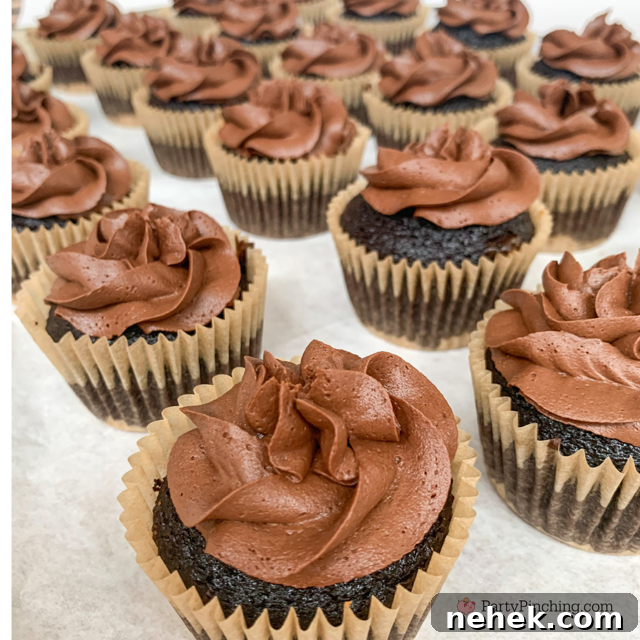 Decadent Chocolate Buttercream Recipe for Perfect Frosting 3 Best chocolate buttercream ever, best homemade chocolate frosting, easy simple fast quick chocolate frosting buttercream icing, best tasting chocolate buttercream, milk chocolate buttercream recipe