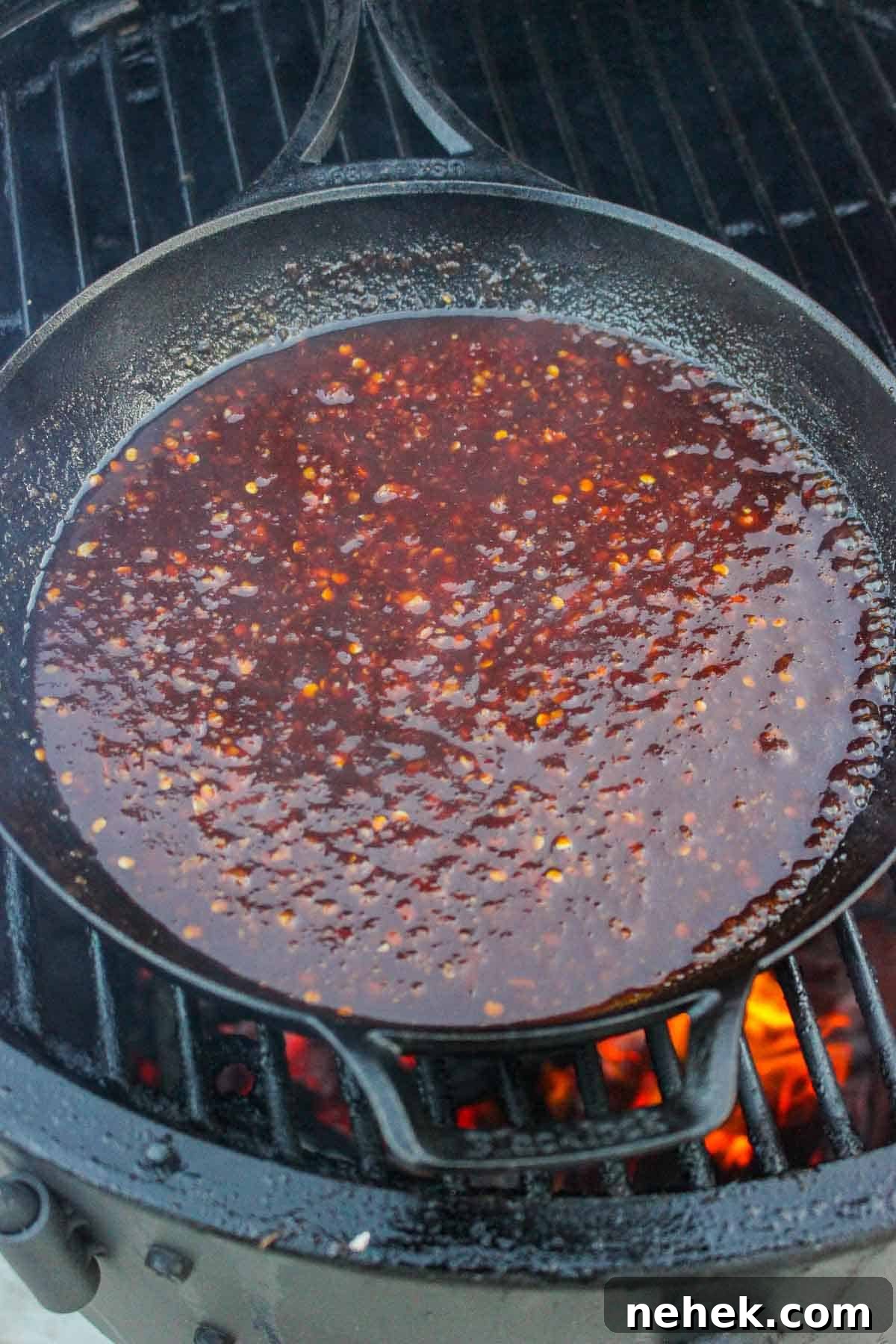 Crispy Bacon-Wrapped Salmon Bites with Maple Glaze 9 Firecracker glaze over the coals