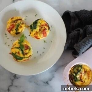 weight watchers friendly egg bites on plate
